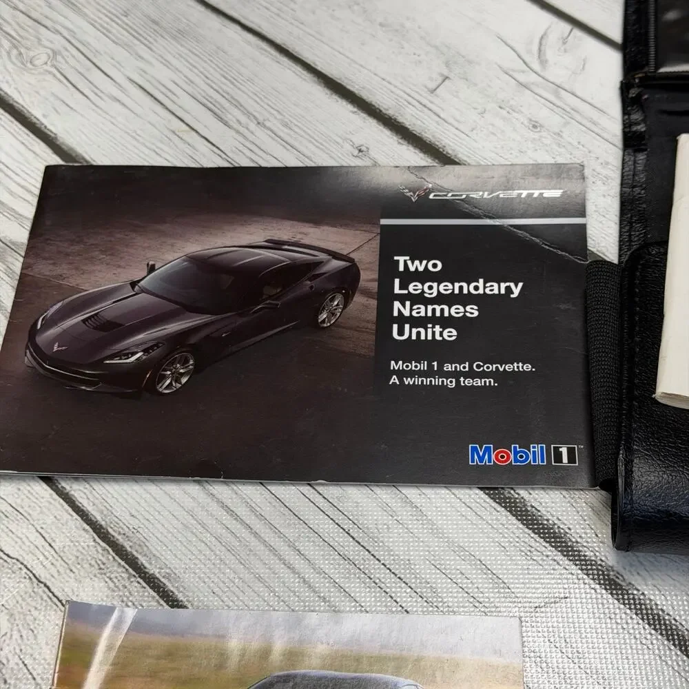 2016 Corvette Factory GM Original Owners Manual embossed w/iconic Corvette logo